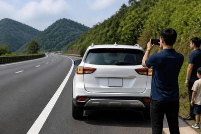 Dừng xe trên làn khẩn cấp cao tốc để chụp ảnh, tài xế có thể bị phạt đến 14 triệu đồng