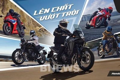 Honda Việt Nam đồng loạt ra mắt 5 mẫu mô tô phân khối lớn 2026
