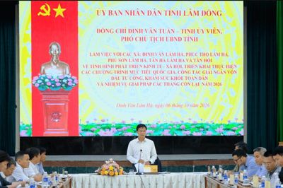 Lâm Đồng thúc giải ngân đầu tư công dịp cuối năm