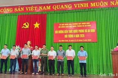 Thủy điện An Khê - Ka Nak bồi dưỡng kiến thức quốc phòng, an ninh cho người lao động