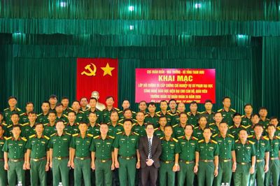 Bồi dưỡng nghiệp vụ sư phạm, công nghệ giáo dục hiện đại cho giáo viên Trường Quân sự Quân đoàn 34