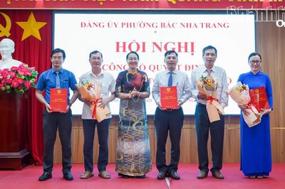 Phường Bắc Nha Trang sắp xếp, kiện toàn các tổ chức đảng trực thuộc