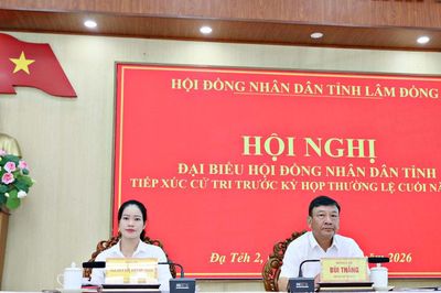 Phó Bí thư Tỉnh ủy Lâm Đồng Bùi Thắng tiếp xúc cử tri tại khu vực Đạ Tẻh