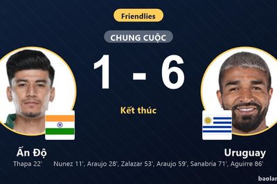 Thắng đậm Ấn Độ, Uruguay thị uy sức mạnh trên đất khách