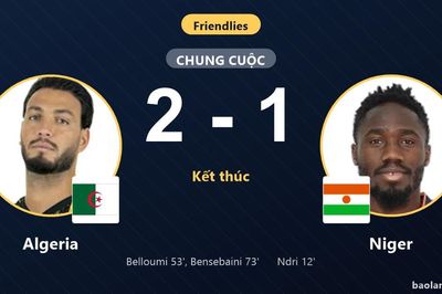 Ngược dòng đánh bại Niger, Algeria khẳng định bản lĩnh tại Tizi Ouzou