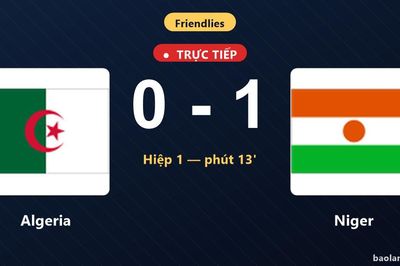 TRỰC TIẾPTrực tiếp Algeria vs Niger: Niger mở tỷ số