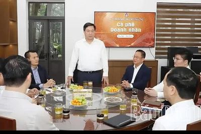 “Cà phê doanh nhân”: Mở không gian đối thoại, tháo gỡ điểm nghẽn