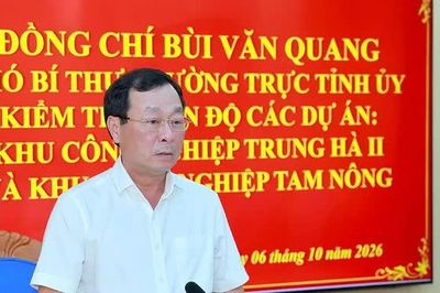 Quyết liệt tháo gỡ khó khăn, đẩy nhanh tiến độ dự án các khu công nghiệp Trung Hà II và Tam Nông