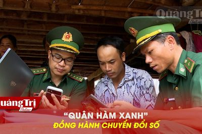 'Quân hàm xanh' đồng hành chuyển đổi số