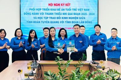 Tuổi trẻ Tuyên Quang - Lâm Đồng tổ chức chuỗi hoạt động đồng hành với thanh thiếu nhi