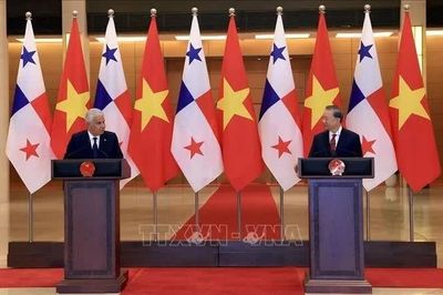 Tổng Bí thư, Chủ tịch nước Tô Lâm và Tổng thống Panama gặp gỡ báo chí sau hội đàm