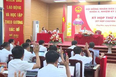 Xã Ứng Hòa tổ chức lại 5 phòng chuyên môn