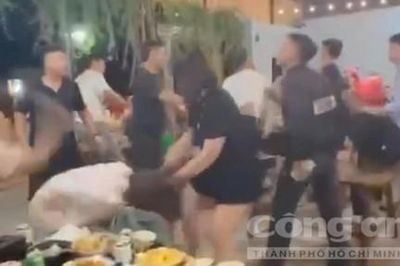 Bắt đối tượng gây rối trật tự, đánh người tại quán nhậu