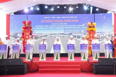 Hà Nội: Đông Anh khởi công, khánh thành nhiều công trình chào mừng 72 năm Giải phóng Thủ đô