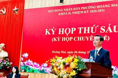 HĐND phường Hoàng Mai thông qua 3 nghị quyết về bộ máy, biên chế và đầu tư công