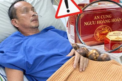 Cụ ông nhập viện cấp cứu sau một ngày uống An cung