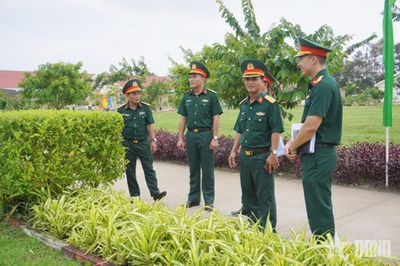 Sư đoàn 5 (Quân khu 7) thi doanh trại chính quy, xanh, sạch, đẹp