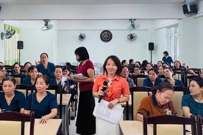 Tập huấn vệ sinh an toàn thực phẩm bán trú trong trường học