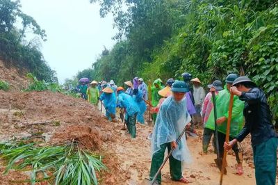 Mưa lớn dịch chuyển dần lên phía Bắc Trung bộ
