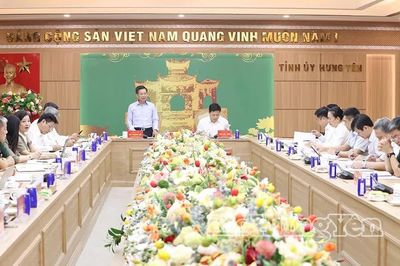 Đoàn kiểm tra Ban Chỉ đạo 35 Trung ương làm việc với tỉnh Hưng Yên