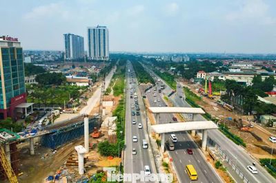 Lộ diện hình dáng đại nút giao kết nối Vành đai 3,5 với trục đại lộ lớn nhất Thủ đô