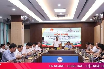 Đoàn ĐBQH Hà Tĩnh lấy ý kiến góp ý sửa đổi Luật Điện lực