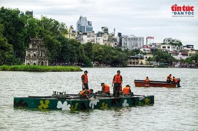 Hà Nội chuẩn bị hai trận địa pháo hoa nước cho đêm 10/10