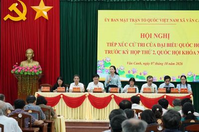 Đoàn đại biểu Quốc hội tỉnh Gia Lai tiếp xúc cử tri 2 xã Canh Liên và Vân Canh