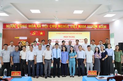Phường Đô Vinh gặp mặt doanh nghiệp, doanh nhân tiêu biểu