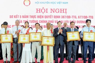 Khánh Hòa có nhiều mô hình học tập tiêu biểu được Trung ương Hội Khuyến học Việt Nam khen thưởng