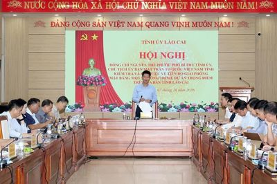 Phó Bí thư Tỉnh ủy Nguyễn Thế Phước làm việc với 7 xã, phường về công tác giải phóng mặt bằng