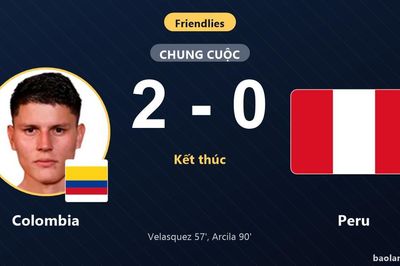 Đánh bại Peru 2-0, Colombia thăng hoa còn đối thủ tiếp tục bế tắc