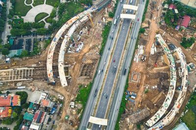 Nút giao nhiều tầng hơn 2.000 tỷ đồng dần thành hình ở cửa ngõ phía Tây Hà Nội
