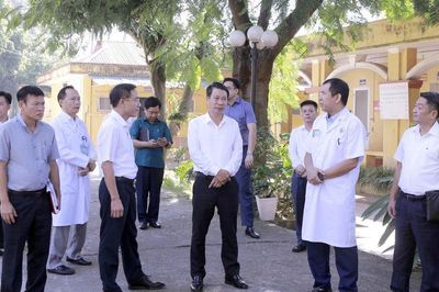 Phú Thọ: Tiếp tục kiểm tra tiến độ xây dựng, nâng cấp các dự án y tế, hoạt động khám chữa bệnh