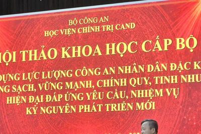 Xây dựng lực lượng CAND đặc khu vững mạnh, hiện đại, quản trị hiệu quả các thách thức về an ninh
