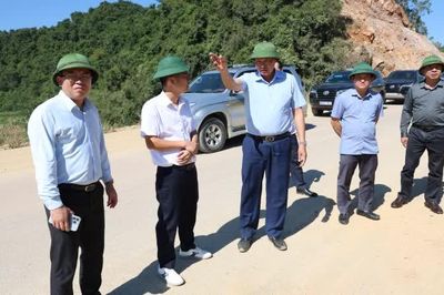 Phó Chủ tịch UBND tỉnh Hoàng Văn Thạch kiểm tra tiến độ Dự án cao tốc Đồng Đăng - Trà Lĩnh