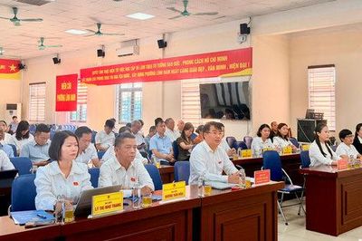 HĐND phường Lĩnh Nam thông qua phương án tổ chức lại bộ máy