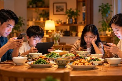 Bữa cơm không màn hình: Đừng để người thân cô đơn ngay bên mâm cơm gia đình