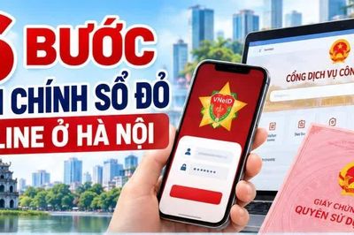6 bước nộp hồ sơ đính chính sổ đỏ online ở Hà Nội