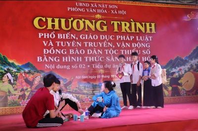 Phú Thọ: Nật Sơn đưa pháp luật đến gần dân bằng sân khấu hóa