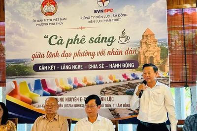 Lâm Đồng: Mô hình cà-phê sáng kết nối gần với người dân