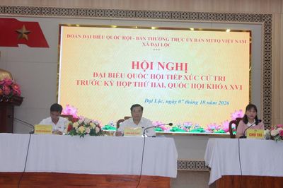 Cử tri xã Đại Lộc kiến nghị giải quyết nhiều vấn đề dân sinh, môi trường và giáo dục