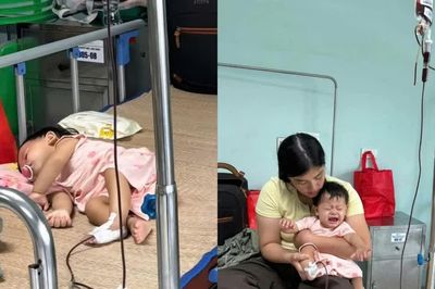 Ngằn ngặt tiếng khóc của bé mới 7 tháng tuổi đã bị bệnh tật đọa đày