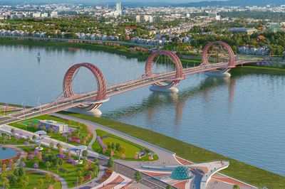 Quảng Ngãi khởi công cầu gần 2.200 tỷ đồng mang hình tượng 'bờ xe nước'