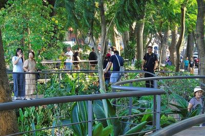 'Dải lụa ký ức' tạo thêm không gian trải nghiệm bên hồ Hoàn Kiếm