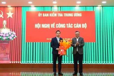 Ông Trần Văn Phúc giữ chức Phó Chủ nhiệm Ủy ban Kiểm tra Trung ương khóa XIV