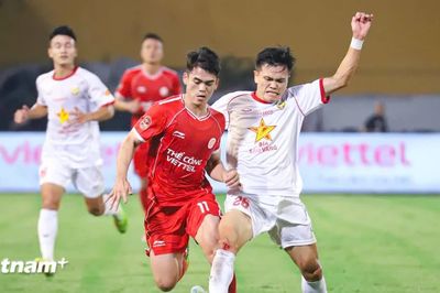 Thể Công-Viettel thua sốc Hồng Lĩnh Hà Tĩnh 1-3 ngay trên sân Hàng Đẫy