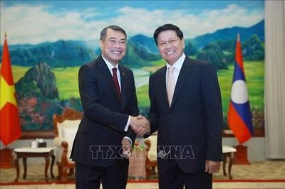 Thủ tướng Lê Minh Hưng hội kiến Tổng Bí thư, Chủ tịch nước Lào Thongloun Sisoulith