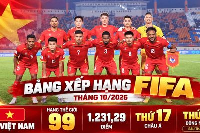 Thua Thái Lan và Malaysia, FIFA giữ nguyên hạng Việt Nam