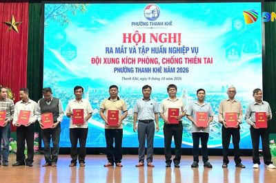 Phường Thanh Khê thành lập Đội xung kích phòng, chống thiên tai năm 2026